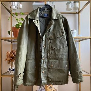 J Crew Enfield Waxed Cotton Utility Jacket